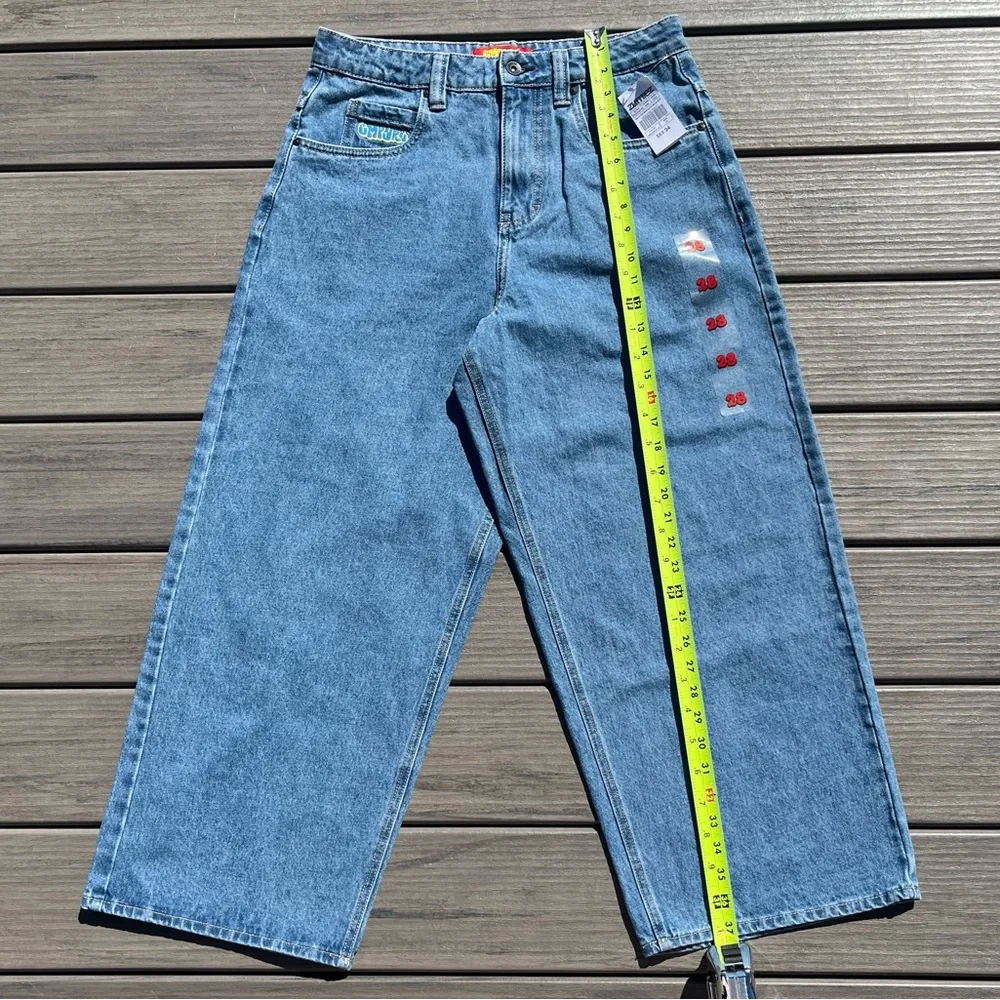 Empyre; Unwind; Iconic Ultra Wide Leg; 'Blake'; Medium Blue Jeans; NWT; 28W - Picture 2 of 11